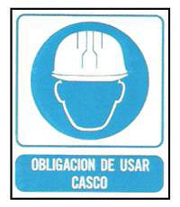 CARTELES SE�ALIZACION OBLIGACION DE USAR CASCO