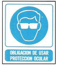 CARTELES SEALIZACION OBLIGACION DE USAR PROTECCION OCULAR