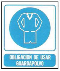 CARTELES SEALIZACION OBLIGACION DE USAR GUARDAPOLVO