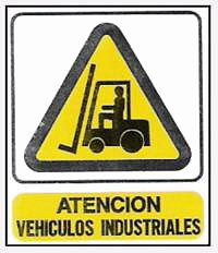 CARTELES SEALIZACION ATENCION VEHICULOS INDUSTRIALES