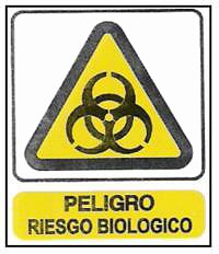 CARTELES SEALIZACION PELIGRO RIESGO BIOLOGICO