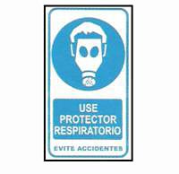 CARTELES SEALIZACION USE PROTECTOR RESPIRATORIO EVITE ACCIDENTES