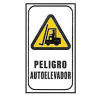 CARTELES SE�ALIZACION PELIGRO AUTOELEVADOR