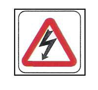 CARTELES SEALIZACION PELIGRO CHOQUE ELECTRICO (Pictograma)