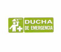 CARTELES SEALIZACION DUCHA DE EMERGENCIA