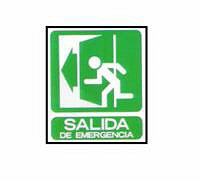 CARTELES SE�ALIZACION SALIDA DE EMERGENCIA (Izquierda).