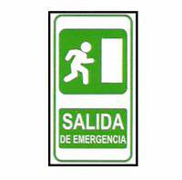 CARTELES SEALIZACION SALIDA DE EMERGENCIA