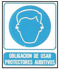 CARTELES SEALIZACION OBLIGACION USAR PROTECTORES AUDITIVOS