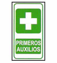 CARTELES SE�ALIZACION PRIMEROS AUXILIOS.