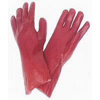 GUANTES DE PVC ROJO