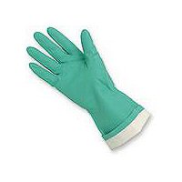 GUANTES DE NITRILO VERDE NORTH AFELPADO LA132G