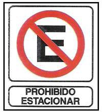 CARTELES SEALIZACION PROHIBIDO ESTACIONAR