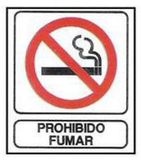 CARTELES SEALIZACION PROHIBIDO FUMAR