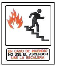 CARTELES SEALIZACION USE LAS ESCALERAS