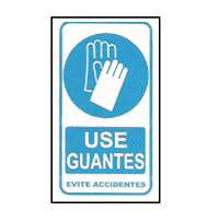 CARTELES SEALIZACION USE GUANTES EVITE ACCIDENTES