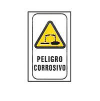 CARTELES SEALIZACION PELIGRO CORROSIVO
