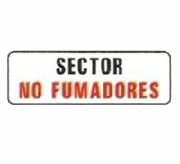 CARTELES AUTOADHESIVOS SECTOR NO FUMADORES