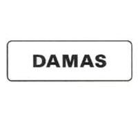 CARTELES AUTOADHESIVOS DAMAS