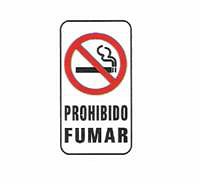 CARTELES SE�ALIZACION PROHIBIDO FUMAR SALIENTES