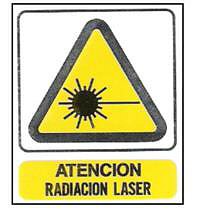 CARTELES SE�ALIZACION ATENCION RADIACION LASER