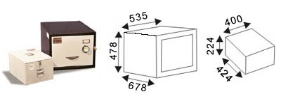 FICHEROS IGNIFUGOS PARA PAPELERIA EPITECNICA 7301 - 1CAJON