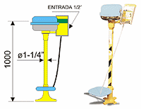 LAVAOJOS DE EMERGENCIA DE PIE 6023