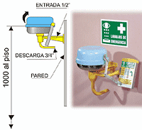 LAVAOJOS DE EMERGENCIA DE PARED 6030