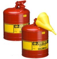 Bidones de chapa metalicos BIDONES PARA INFLAMABLES JUSTRITE 10001 METALICOS TIPO I - CAP. 0,5Lts.