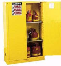 GABINETES IGNIFUGOS JUSTRITE 896000 Ex-25600 - 60 GALONES - AMARILLOS - PUERTAS MANUAL