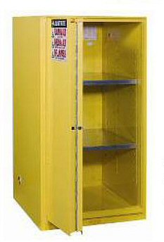 GABINETES IGNIFUGOS PARA PINTURAS Y TINTAS JUSTRITE 894551 Ex-25547 - 60 GALONES - ROJOS - PUERTA PLEGABLE AUTOMATICA