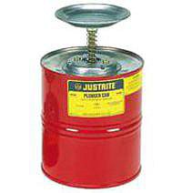 Humectadores para combustibles Justrite HUMECTADORES DE SEGURIDAD CON PISTON JUSTRITE 10308 - 4 LITROS - COLOR ROJO