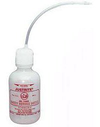 Dispensadores para combustible Justrite BOTELLAS DISPENSADORAS JUSTRITE 14009 - CON CIERRE AUTOMATICO Y TUBO DISPENSADOR FLEXIBLE - 1/2 LITRO