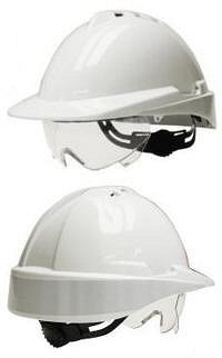 Libus Argentina CASCOS DE SEGURIDAD LIBUS MILENIUM CLASS CON VISOR MOVIL - SIN VENTILACION - BLANCO