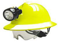 CASCOS DE SEGURIDAD LIBUS MILENIUM MINING CON SOPORTE PARA LUZ - SIN VENTILACION - AMARILLO FLUO