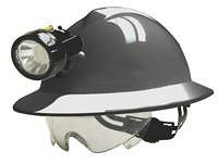 CASCOS DE SEGURIDAD LIBUS MILENIUM MINING CON SOPORTE PARA LUZ - SIN VENTILACION - GRIS