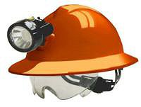 CASCOS DE SEGURIDAD LIBUS MILENIUM MINING CON SOPORTE PARA LUZ - SIN VENTILACION - NARANJA