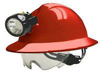 CASCOS DE SEGURIDAD LIBUS MILENIUM MINING CON SOPORTE PARA LUZ - SIN VENTILACION - ROJO