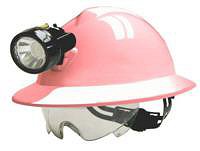 Libus Argentina CASCOS DE SEGURIDAD LIBUS MILENIUM MINING CON SOPORTE PARA LUZ - SIN VENTILACION - ROSA