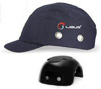 GORRAS LIBUS CON CASQUETE PLASTICO (BUMP CAP) AZULES - VISERA 3 CM