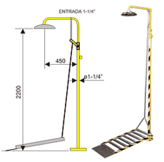 DUCHAS DE EMERGENCIA 6016