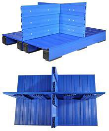 PALLETS PLASTICOS CON DIVISION